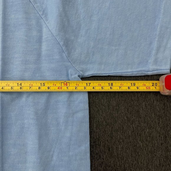 Peanuts Collection Women's Snoopy Embroidered Blue SS T-shirt USA Made, Sz M NWT - Picture 4 of 6